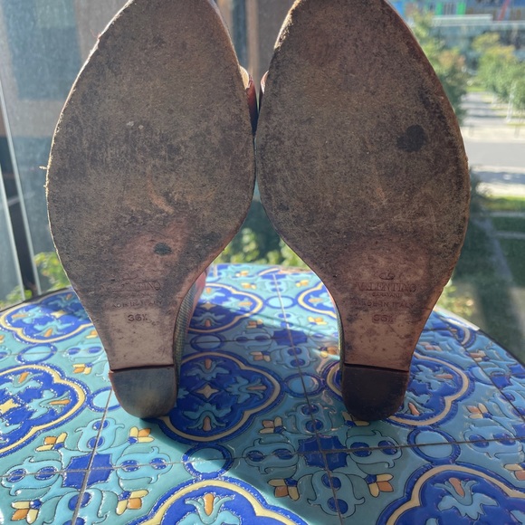 Valentino Multicolor Floral Wedges - Picture 3 of 6